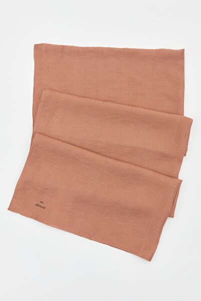 Nihan Kare Desen Stil Şal Soğan Kabuğu