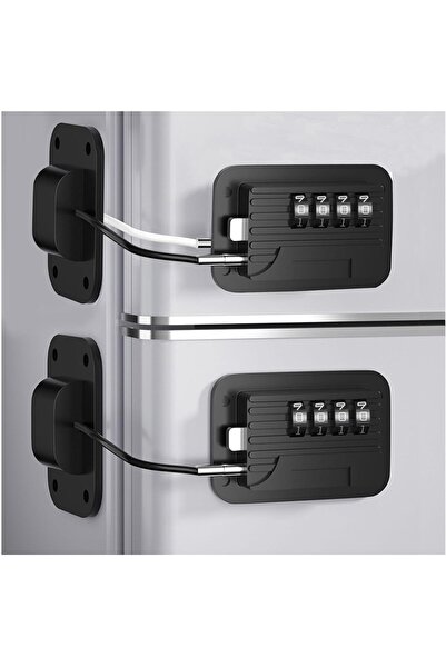 Generic Toriseek Refrigerator & Freezer Door Lock with Password — Childproof, No Drilling (Black)