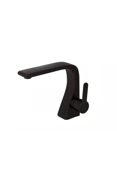Trendy's Single lever basin mixer, antique black, bathroom sink installation