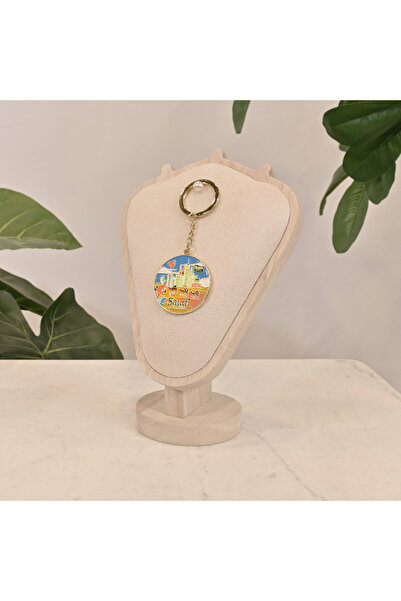 Crafted by Lifestyle Enamelled Saudi Arabia Keychain
