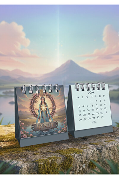 Miona 2026 Masaüstü Mitolojik Temalı Takvim - İdikut (8x11)