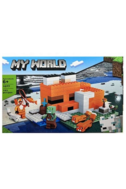 OEM Minecraft My World building set, Orange Fox, 193 pieces