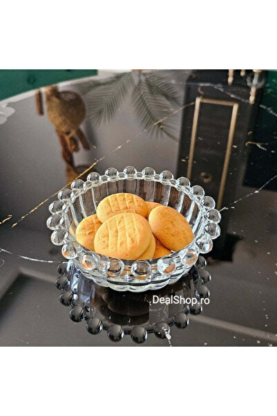 dealshopromania Set de 6 boluri din sticlă transparentă, eleganță și stil