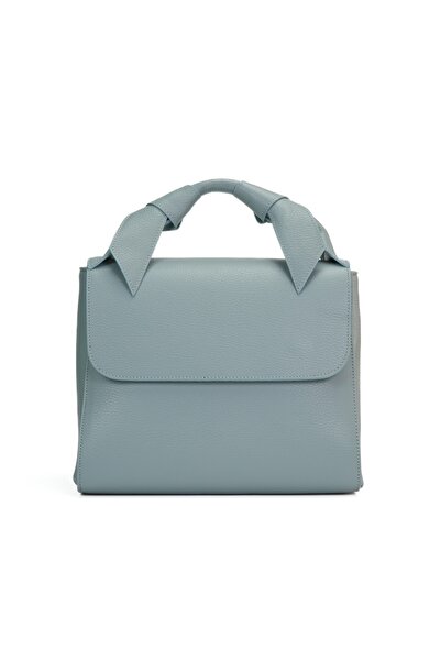 Posete Fagaras Filippa Leather Purse - Blue, Casual Bag Made of Genuine Leather, Handbag, Bags
