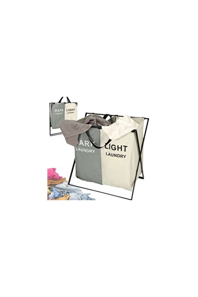 Three top online Laundry basket hamper organiser 2 compartments