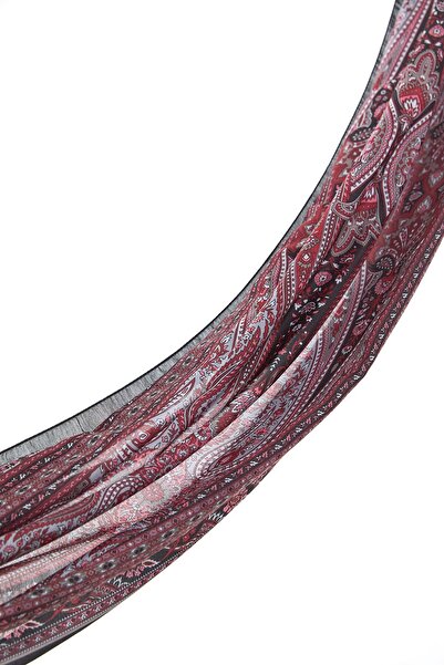 Nihan Desenli Soft Şal Kırmızı