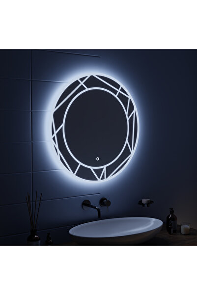 ALC-Shop Oglinda LED Touch ASTRIX, 60cm, 6000K, Sistem Dezaburire,Dimabila