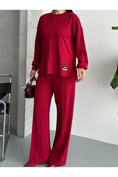 Moda İkra Logo Detailled Bottom Top Set