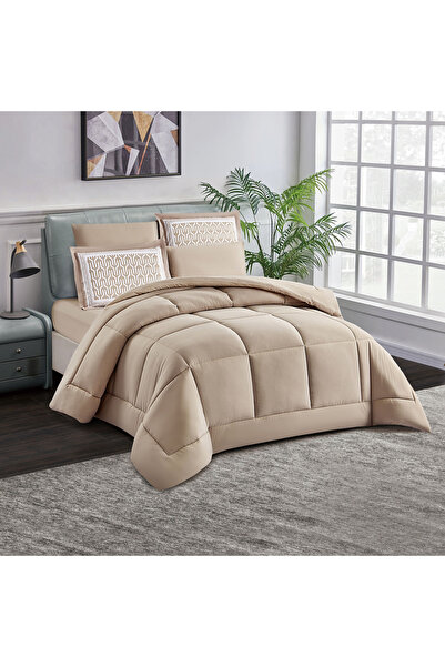 unique home collection Unique Home Amanda 4-Piece Quilted Twin Comforter Set - 170x240 cms