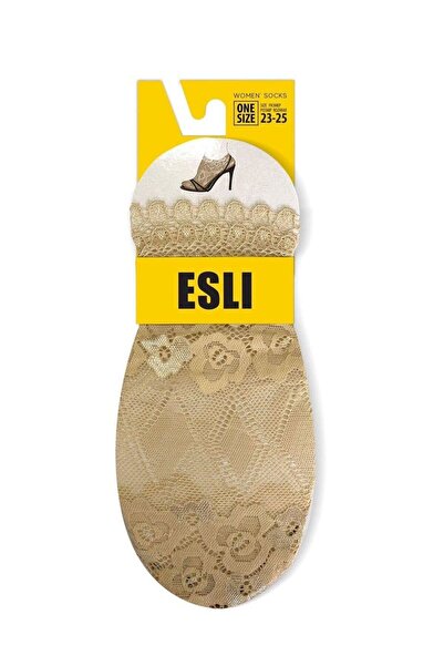 Conte Elegant Șosete scurte de damă din poliamidă, Esli IS006 - Bej, 36-39 (23-25)