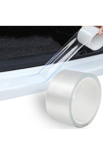 MAKINGTEC شريط شفاف لحماية عتبة باب السيارة من الاصطدام (2 بوصة × 33 قدمًا)