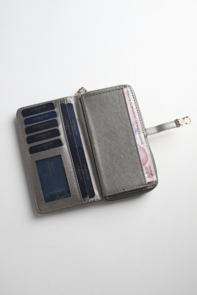 La La'Graccio Paris La'Graccio Paris Women's Cakes Handy Wallet Gray