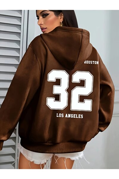 MODAVİBE Φούτερ Unisex με στάμπα και τσέπη καγκουρό