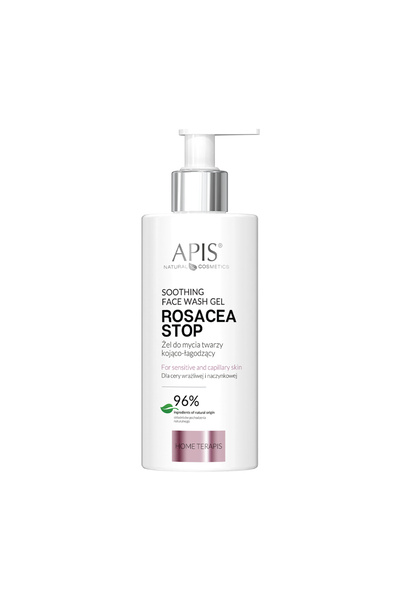 Apis Natural Cosmetics Gel calmant de curatare Rosacea-Stop pentru ten sensib...