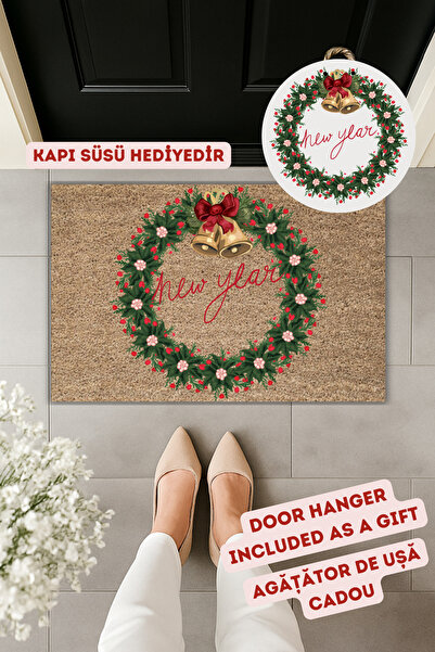 Dormot Modern Digital Printing Christmas, New Year, New Year's Day, Doormat and Door Decoration - Door Mat1