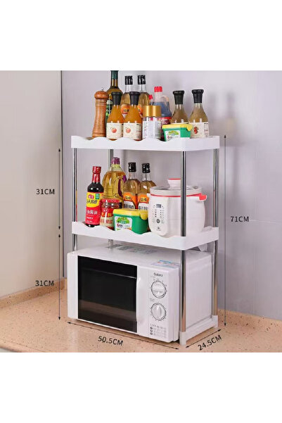 Sultan Extendable shelf, microwave oven holder, multifunctional, for kitchen, made of metal