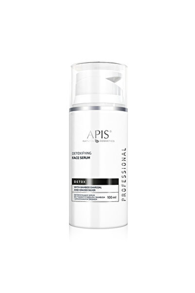 Apis Natural Cosmetics Detoxifying serum with activated carbon and ionized silver for oily or combination skin, 100 ml