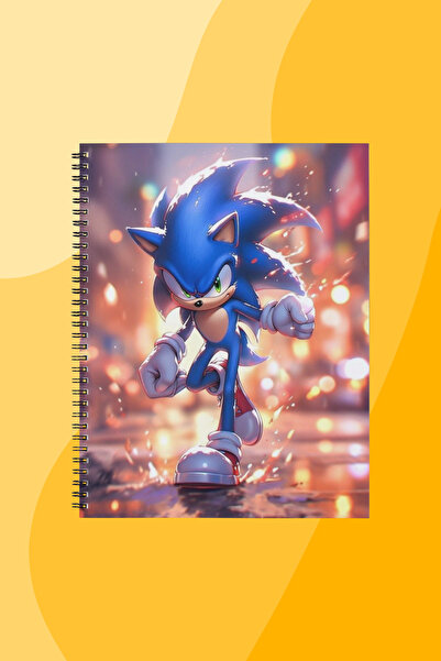SEKİZELLİİKİ SONİC -BASKILI TASARIM DEFTER