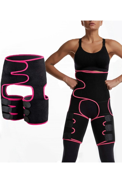 Muchmy 3 in 1 Womens Waist Belt Shapewear with Adjustable Hip Lifter and Tummy Control Corset