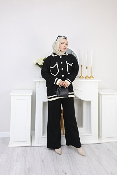 sorisso Button Detailed Knitwear Set