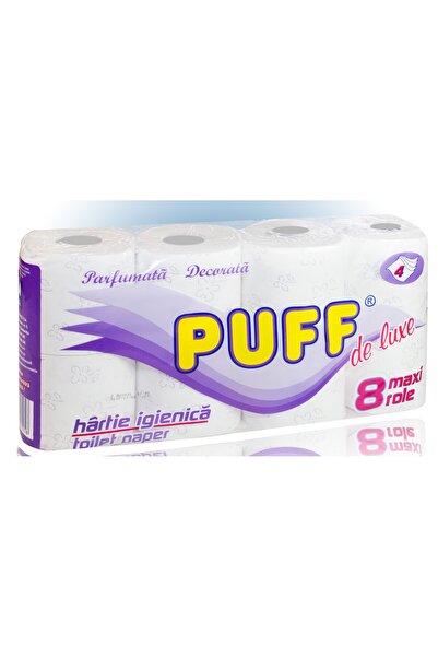 PUFF HARTIE IGIEINICA DE LUX 8 ROLE FSC MIX