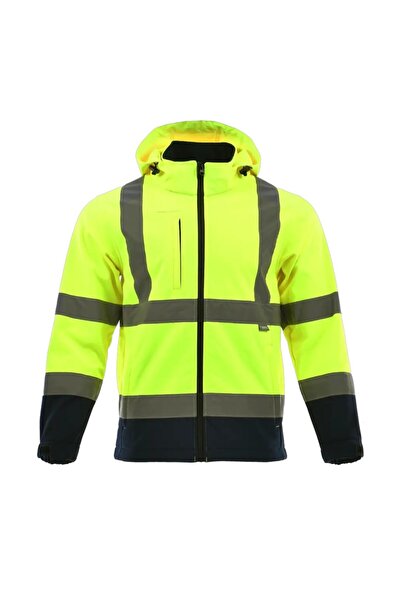 SARA Hi-Viz Drogowiec Softshell Yellow