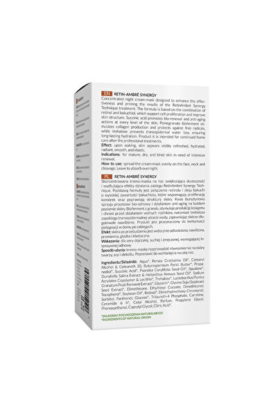 Apis Natural Cosmetics Retin-Ambre Synergy night cream-mask with retinol and succinic acid, 50 ml