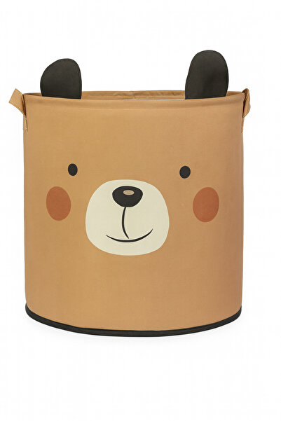 HomyJRs Bear Design Netless Baby Kids Room Organizer Storage Box Toy Dirty Basket 37X40