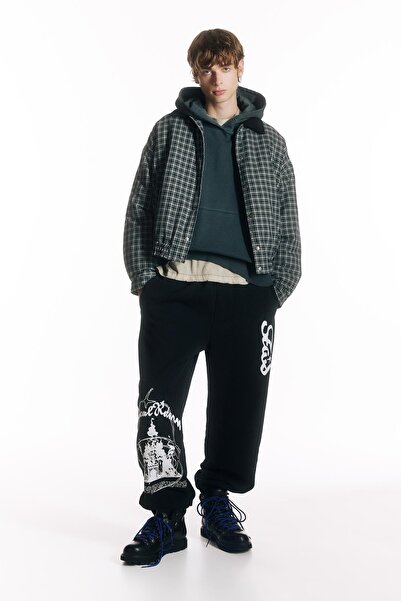 Pull & Bear STWD grafik eşofman altı