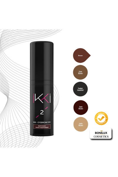 Ikki Eyebrow and Eyelash Dye 5ml Dark Brown