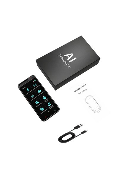 newdaki 4 Inch Android Ai Translater Language Translator 30 Languages Offline & Online Recording Built-In 8Gb 1500Mah