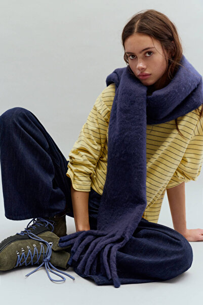 Pull & Bear Bağcıklı deri dağcı botu