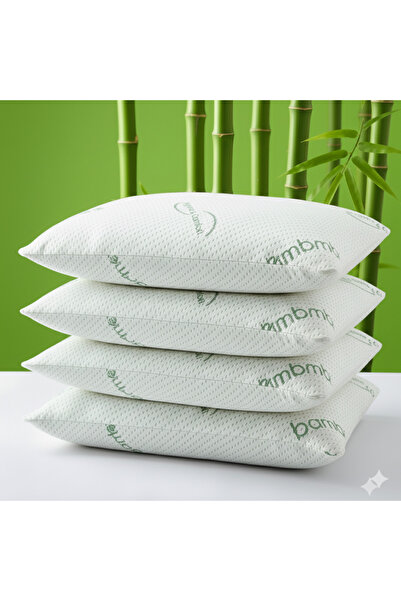 Opalin 4 ADET 1200 GRAM VİSCO PARÇACIKLI BAMBU YASTIK BOYUN DESTEKLİ ORTOPEDİ...