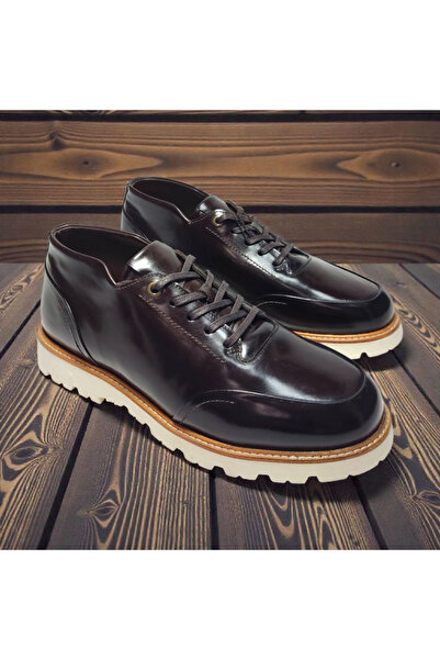 VİVA SHOES 100% Genuine Leather Eva Sole Men's Half Boots