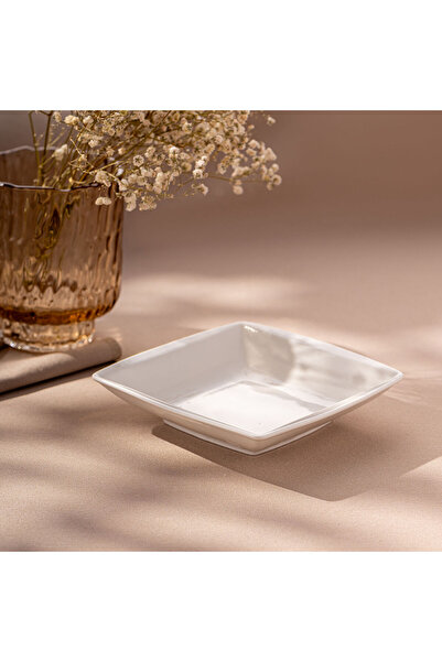 MuratogluHome Emsan Pamukkale Square Deep Plate 15 cm