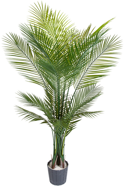 Herdekora Yapay Palmiye Ağacı, Dış Mekan - UV Korumalı, 17 Yaprak, 150 cm