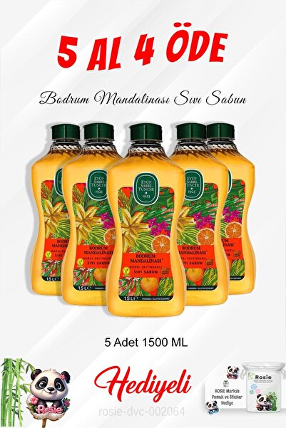 Eyüp Sabri Tuncer صابون سائل 1500 مل بودروم تانجرين اشتري 5 واحصل على 4 وروزي...