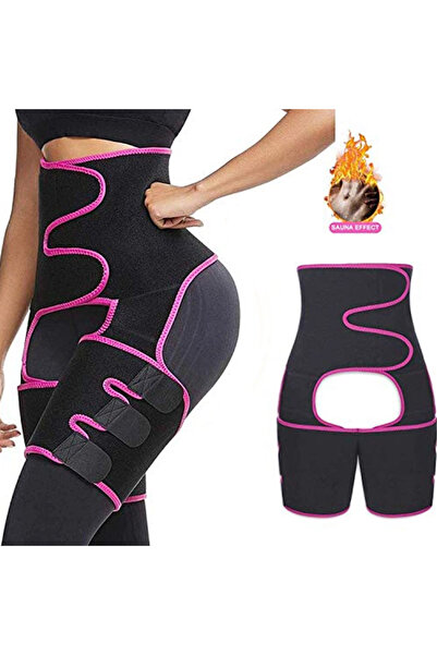 Muchmy 3 in 1 Womens Waist Belt Shapewear with Adjustable Hip Lifter and Tummy Control Corset