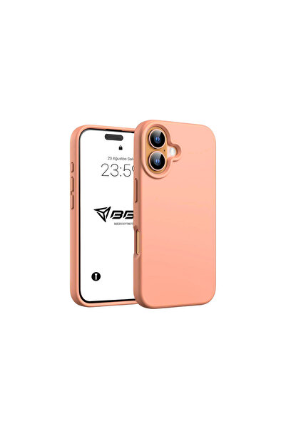 BABİLDEN iPhone 16Plus Kılıf İnce Sıvı Silikon 3 Katmanlı Tam Kaplamalı Yumuş...