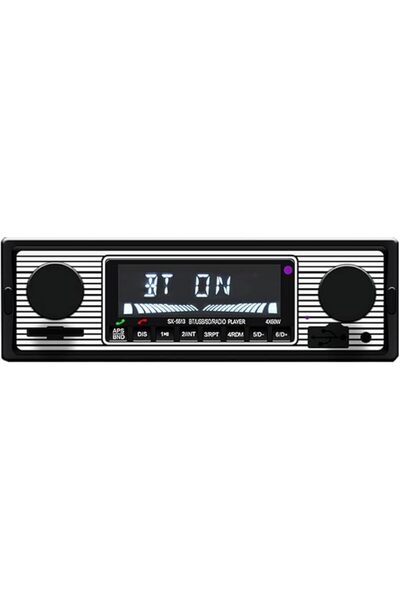Morelian مشغل MP3 راديو BT Vintage ستيريو USB AUX ستيريو صوت السيارة U Disk