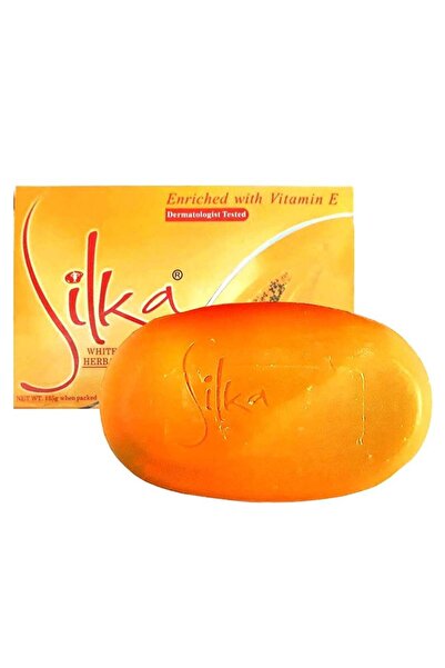 Silka Vitamin E And Papaya Whitening Herbal Soap Orange 135grams