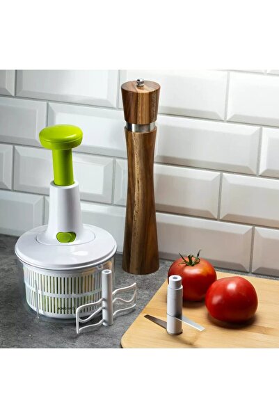 Kinghoff Vegetable chopper, with stainless steel blades and centrifuge system, 15x23cm,