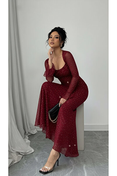 MAYHOŞ BUTİK Kadın tül elbise