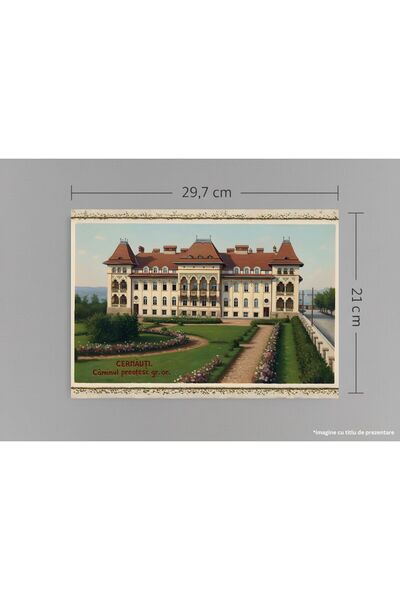 VreauPoster Poster A4 Cernauti Camin Preotesc 1930 Carton 250gr