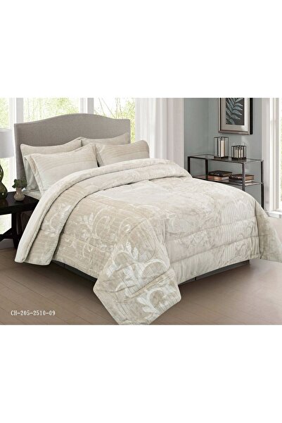 LUXURY Double winter bedspread made of soft velvet, 240x260