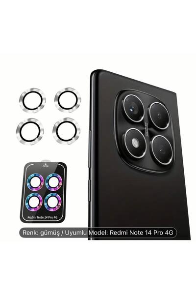 Noppax Xiaomi Redmi Note 14 Pro 4g Sapphire Premium Quality Camera Protector Lens