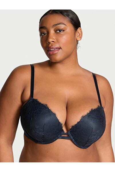 Victoria's Secret Gül Dantelli Push-Up Sütyen