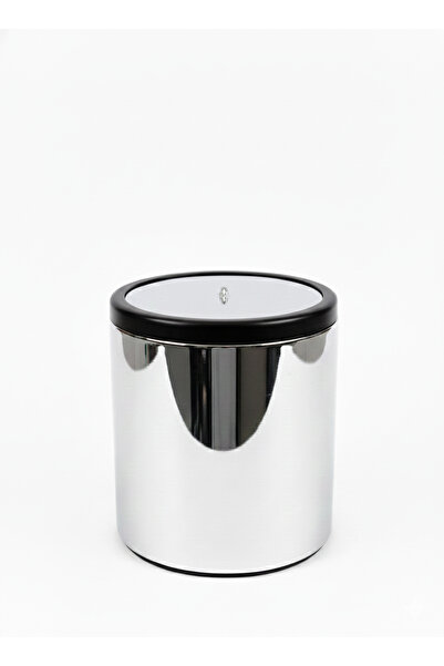 Budiva Home 11 LT. LÜX YUVARLAK PASLANMAZ ÇELİK ÇÖP KOVASI