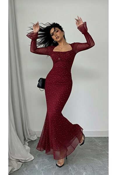 MAYHOŞ BUTİK Kadın tül elbise