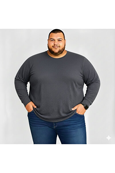 sngl Men's Large Size Oversize Long Sleeve T-Shirt 3XL 4XL 5XL 6XL 7XL 8XL 9XL